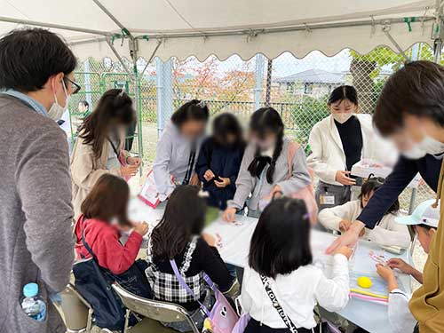 子どもたちの様子。