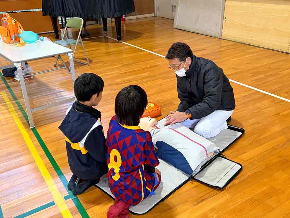 真剣に話を聞いてくれた子どもたち